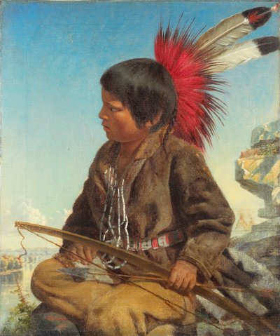 Indischer Junge in Fort Snelling, 1862 von Thomas Waterman Wood